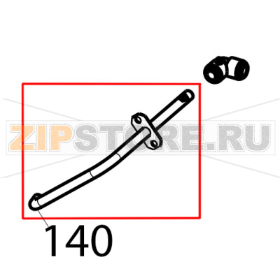 Ovens humidifier tube assembly Tecnoinox EFC10M Ovens humidifier tube assembly Tecnoinox EFC10MЗапчасть на деталировке под номером: 140
