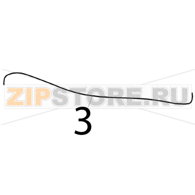 Rubber hose Ø: 17, Ø: 10xH²O Angelo Po FX101E1 Rubber hose Ø: 17, Ø: 10xH²O Angelo Po FX101E1Запчасть на деталировке под номером: 3