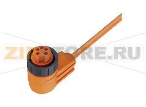 Кабель датчика-исполнительного устройства Female connector V95-W-2M-PVC Pepperl+Fuchs Описание оборудованияFemale cordset, 7/8", 5-pin, PVC cable