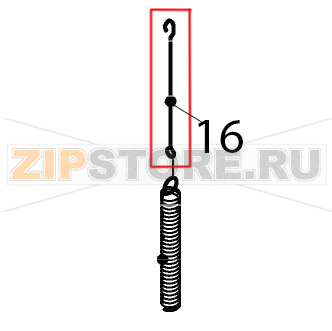 Hook Hoshizaki IM-65NE Hook Hoshizaki IM-65NEЗапчасть на деталировке под номером: 16