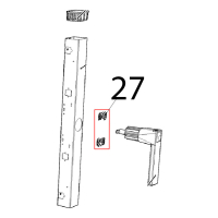 ChefTop and BakerTop handle screws CO Unox XVC 205E