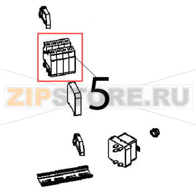 Live terminal Angelo Po 091FR1E Live terminal Angelo Po 091FR1EЗапчасть на деталировке под номером: 5