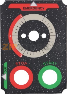 CONTROL PLATE TIMER 140x100 mm 