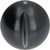 KNOB ZANUSSI BLACK ø 40 mm
