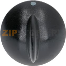KNOB ZANUSSI BLACK ø 40 mm 