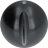 KNOB ZANUSSI BLACK ø 40 mm