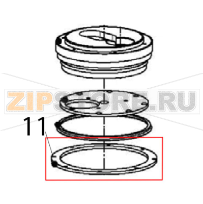 Upper flange sealing washer Escher PM 60-V Upper flange sealing washer Escher PM 60-VЗапчасть на деталировке под номером: 11