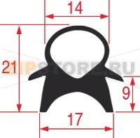 ПРОКЛАДКА СТЕКЛА ПЕЧИ 410X330 ММ