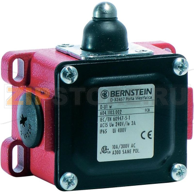 Выключатель концевой 240 В/AC, 10 А, IP65, 1 шт Bernstein D-U1 W 