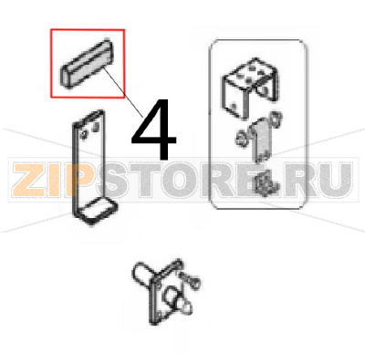 Cover magnet Angelo Po C165D Cover magnet Angelo Po C165DЗапчасть на деталировке под номером: 4