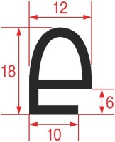 УПЛОТНИТЕЛЬНАЯ РЕЗИНА ДЛЯ ПЕЧИ 2550 ММ