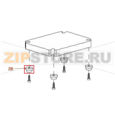 Foot assembly Mazzer Top Foot assembly Mazzer Top

Запчасть на сборочном чертеже под номером: 26

Название запчасти Mazzer на английском языке: Foot assembly Mazzer Top