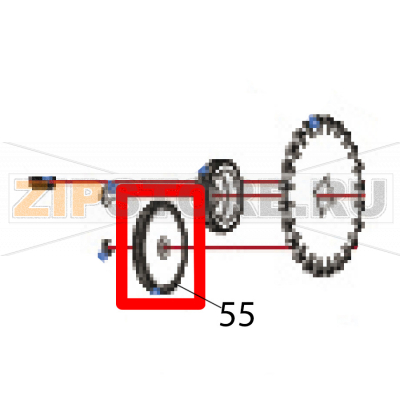 Spur gear, 75T, M0.5, IDΦ4 Godex RT700i Spur gear, 75T, M0.5, IDΦ4 Godex RT700iЗапчасть на деталировке под номером: 55Название запчасти Godex на английском языке: Spur gear, 75T, M0.5, IDΦ4 RT700i.