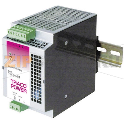 Блок питания на DIN-рейку, 24 V, 20 A, 480 W Traco Power TSPC 480-124 