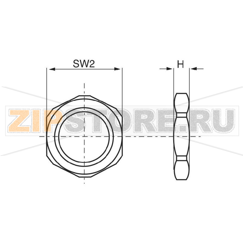 Гайка, M20, материал: полиамид, черная Lapp SKINTOP GMP-GL-M 