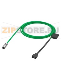 Предварительно собранный сигнальный кабель для датчика абсолютного отсчета в S-1FL6 LI SH50 3 х 2 х 0,20 + 2 х 2 х 0,25 С MOTION-CONNECT 300 нет UL для вставного соединителя DM по длине стороны двигателя: 10 м с прямым разъемом Siemens 6FX3002-2DB12-1BA0