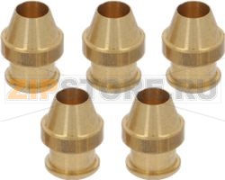 KIT OLIVE FOR PIPE ø 4 mm - 5 PCS. 