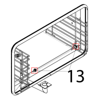 Perno fissaggio supporti laterali Tecnoeka KF 966 D AL UD