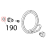 Guarnizione D=24, raccordo 3/4 gomma Unox XFT 185