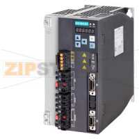 SINAMICS V90, с PROFINET Входное напряжение: 200-240 В 3-П -15% / + 10% 12,0 Гц 45-66 Выходное напряжение: 0 - Вход 11.6 0-330 Гц Двигатель: 2 кВт Степень защиты: IP20 Размер D, 95x170x195 (ШхВхД) Siemens 6SL3210-5FB12-0UF0