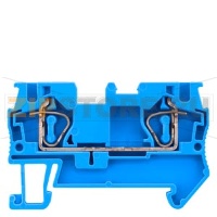 КЛЕММА ПРОХОДНАЯ ПРУЖИННОЕ ПОДСОЕДИНЕНИЕ: 0.5 - 4 MM2, ШИРИНА: 6.2 MM, СИНЯЯ Siemens 8WH2000-0AG01