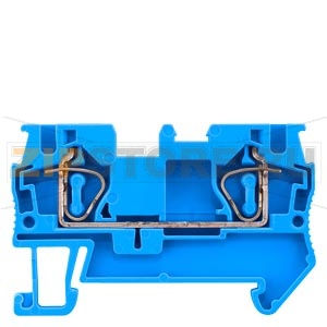 КЛЕММА ПРОХОДНАЯ ПРУЖИННОЕ ПОДСОЕДИНЕНИЕ: 0.5 - 4 MM2, ШИРИНА: 6.2 MM, СИНЯЯ Siemens 8WH2000-0AG01 