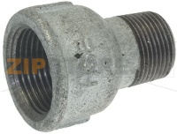 ЧУГУННЫЙ ПАТРУБОК Ø 1"F-3/4"M