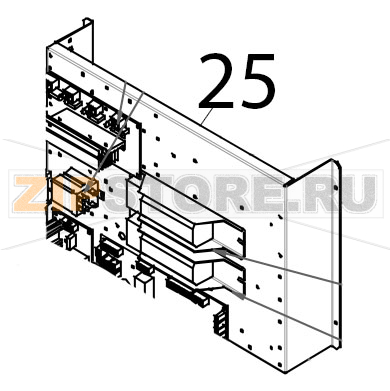 Omega supporto schede elettroniche Tecnoeka KF 1010 EV UD Omega supporto schede elettroniche Tecnoeka KF 1010 EV UDЗапчасть на деталировке под номером: 25