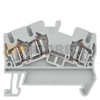 КЛЕММА ПРОХОДНАЯ КОМПАКТНАЯ ПРУЖИННОЕ ПОДСОЕДИНЕНИЕ, 3 ПОДСОЕДИНЕНИЯ: 0.08 - 2.5 MM2, ШИРИНА: 5.2 MM, СЕРАЯ Siemens 8WH2503-0AF00