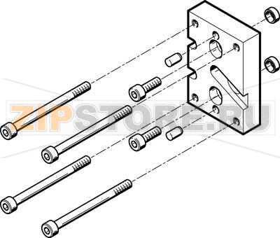 Комплект переходников Festo HAPG-SD2-25 