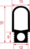 УПЛОТНИТЕЛЬ ДВЕРЦЫ ПЕЧИ 1450X675 MM