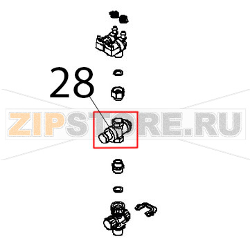 Ridutt. pres. F-F, Ø: 1/2" Angelo Po FX201G3 Ridutt. pres. F-F, Ø: 1/2" Angelo Po FX201G3Запчасть на деталировке под номером: 28