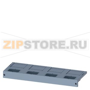 front cover main connection 4-pole, 2 units, fixed-mounted accessory for circuit breaker 3WL10 / 3VA27 Siemens 3VW9724-0WD40 