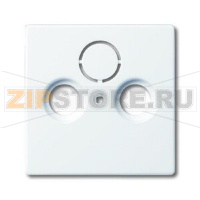Накладка для розетки TV-R-SAT, белая ABB 2TKA000465G1