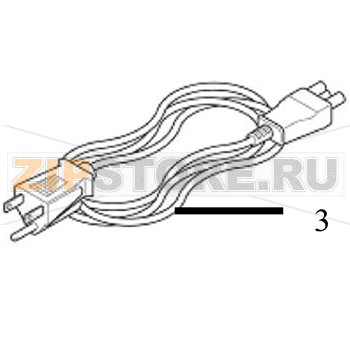 Кабель сетевой/UK TSC TTP-243E Plus Кабель сетевой/UK для принтера TSC TTP-243E Plus Запчасть на сборочном чертеже под номером: 3Количество запчастей в комплекте: 1Название запчасти TSC на английском языке: Power cord/UK
