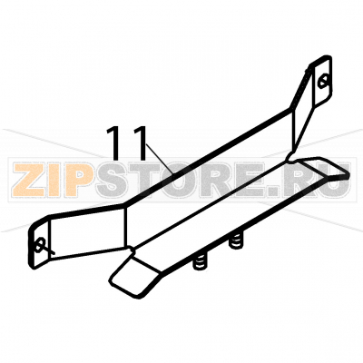 Guia entrada-salida Fagor FI-160 Guia entrada-salida Fagor FI-160Запчасть на деталировке под номером: 11Название запчасти Fagor на английском языке: Guia entrada-salida FI-160.