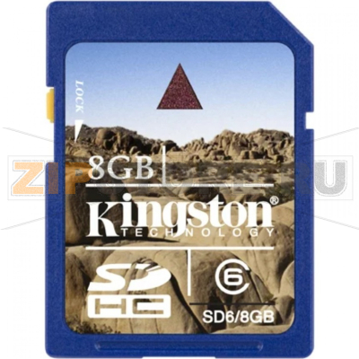 Карта памяти 8 Гб, class 6 Kingston SD6G2-8GB 