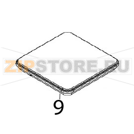 Piastra el. 4000 W, 400 V Angelo Po 190PE4 Piastra el. 4000 W, 400 V Angelo Po 190PE4Запчасть на деталировке под номером: 9