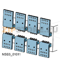 Принадлежность к выключателю 3WL, главный контакт 1 шт. для стационарного выключателя типоразмер   2, переднее присоединение снизу с двумя отверстиями до 3200 A Siemens 3WL9111-0AL63-0AA0