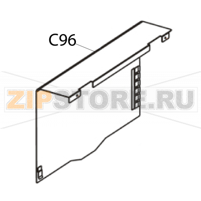 Top left cover Godex EZ-6300 plus Top left cover Godex EZ-6300 plusЗапчасть на деталировке под номером: C-96Название запчасти Godex на английском языке: Top left cover EZ-6300 plus.