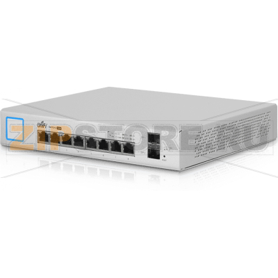 Коммутатор 150 Вт, 8х1G RJ45, 2хSFP Ubiquiti US-8-150W.b.p 