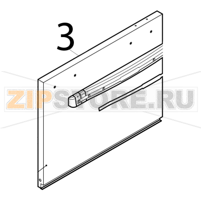 Door Silanos N700 PS Door Silanos N700 PSЗапчасть на деталировке под номером: 3