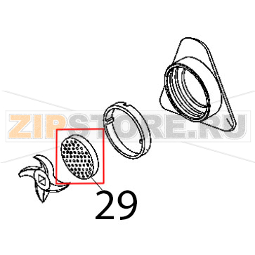 Cutter Fimar 12/TS Cutter Fimar 12/TSЗапчасть на деталировке под номером: 29
