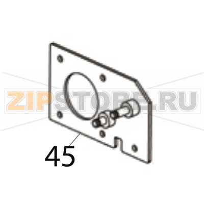 Motor bracket Godex EZPi-1200 Motor bracket Godex EZPi-1200Запчасть на деталировке под номером: 45Название запчасти Godex на английском языке: Motor bracket EZPi-1200.