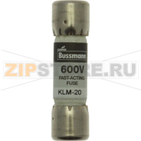 Предохранитель, 0.2 A, AC 600 В, DC 600 В, 10x38 мм, UL, CSA Eaton LIMITRON FAST ACTING FUSE