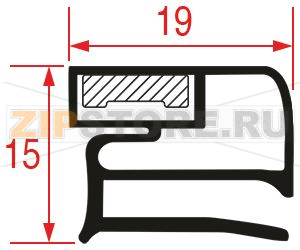 УПЛОТНИТЕЛЬ 455Х110ММ 