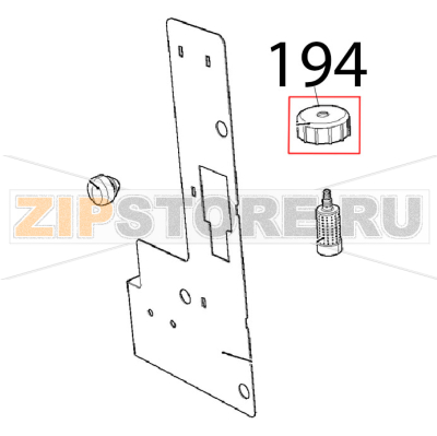 Detergent cap with, Ø: 11 hole Unox XVC 205E Detergent cap with, Ø: 11 hole Unox XVC 205EЗапчасть на деталировке под номером: 194