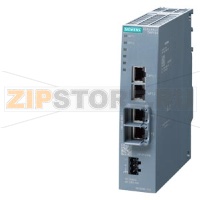 SCALANCE TAP104 Text access port to telegram cable, 2 x RJ45 ports, 10/100MBit/s, LED diagnostics, 24 V DC Supply voltage, Manual Siemens 6GK5104-0BA00-1SA2