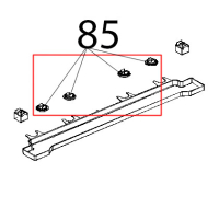 Clip fissaggio cassetto raccogligocce C.T. Unox XVC 504