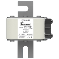 Предохранитель, 800 A, AC 690 В, size 3, 74x92x111 мм, aR, IEC Eaton FUSE 800A 690V 3KN/80 AR